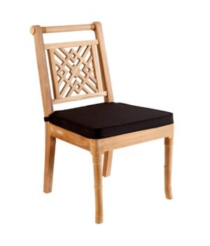 Portofino Outdoor Teak Dining Chair with Cushion