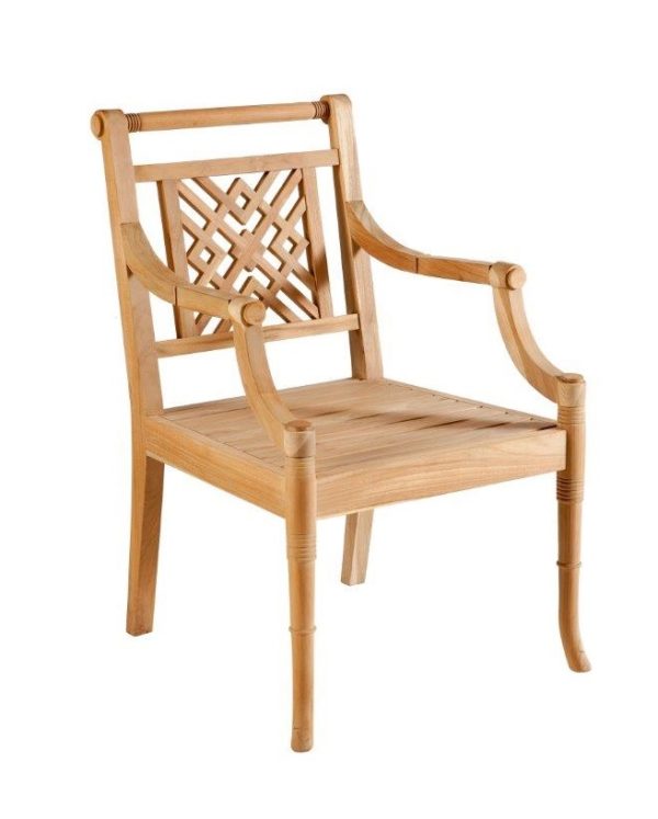 Portofino Outdoor Teak Carver Chair