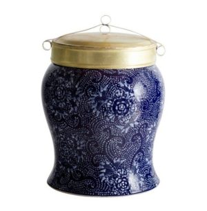 Hourglass Pot Cobalt