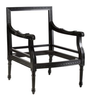 Louis XVI French Tub Chair Frame Only