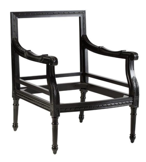 Louis XVI French Tub Chair Frame Only