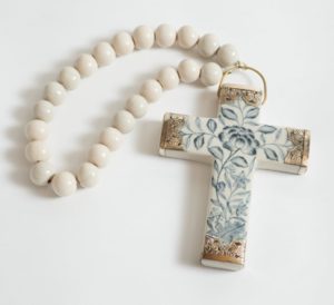Ceramic Cross with Beads Summer Time COMING SOON
